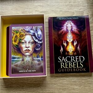 LIKE NEW Sacred Rebel Oracle Cards DECK - Tarot Cards Deck PLUS Guidebook